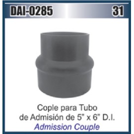 MANGUERA COPLE 6"X 5" ADMISION AIRE (HS-88) DAI