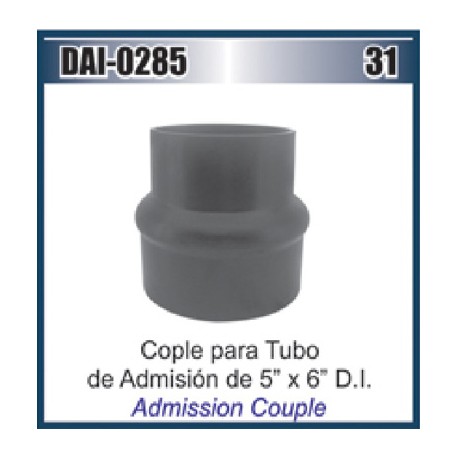 MANGUERA COPLE 6"X 5" ADMISION AIRE (HS-88) DAI