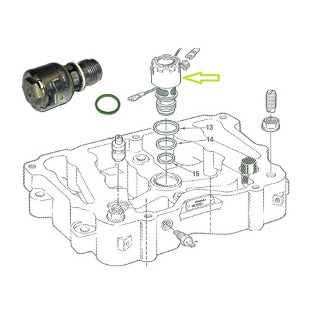 BOBINA FRENO MOTOR 1-P 12 VOLTS 350,N14,L10 M11 Y S-60 JACOBS