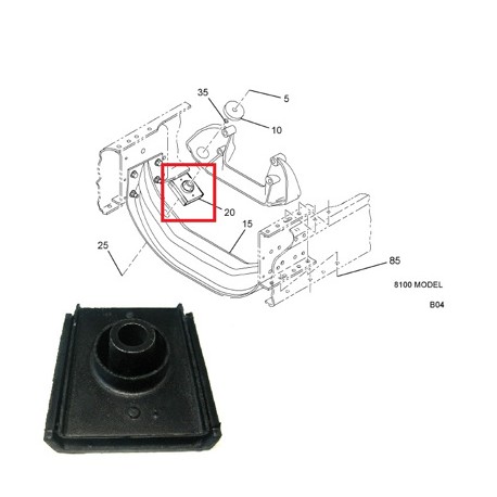 SOPORTE DEL. NAVISTAR 360, 466, 530, 570 Y MAXXFORCE ORIGINAL