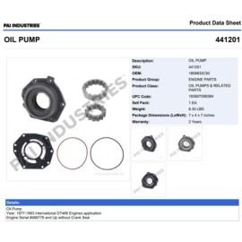 BOMBA ACEITE 441201 NAVISTAR DT 466 360  ANT 1993 PAI