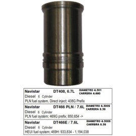 CAMISA S/LIGAS NAVISTAR DT 408,466 NGD Y 466E (94-03) 400004 PAI