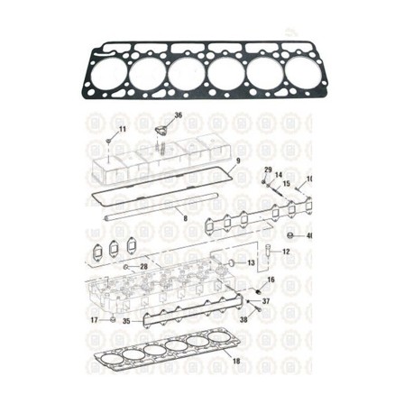 EMP CABEZA NAVISTAR DT 466 ANT 1993 431205 PAI