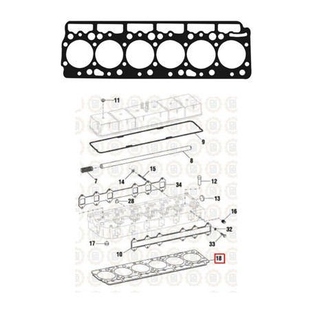 EMP CABEZA NAVISTAR DT 360 ANT 1993 431238 PAI