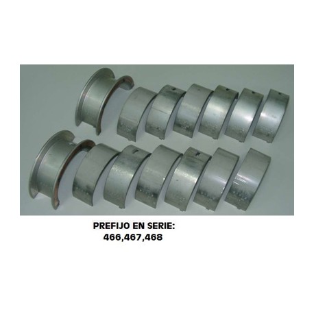 METALES CENTRO 010 JGO NAVISTAR DT 466 ANT 1993 470026 PAI