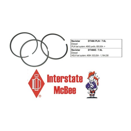 ANILLOS 1-PISTON NAVISTAR 466 NGD MEC/ELEC.(94-03) FEL PRO