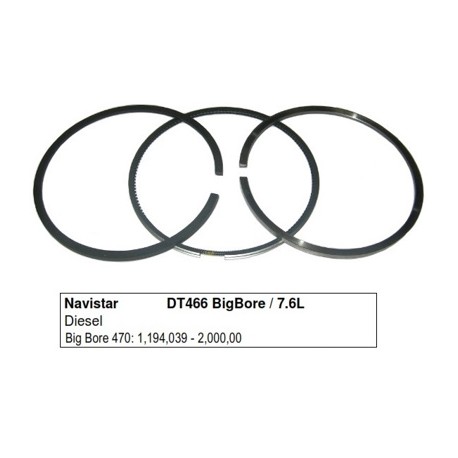 ANILLOS 1-PISTON NAVISTAR 1836193 DT 466E,530E (00-06) FP