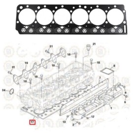 EMP CABEZA NAVISTAR DT 466E, 530E Y MAXXFORCE (04-11) 431294 PAI