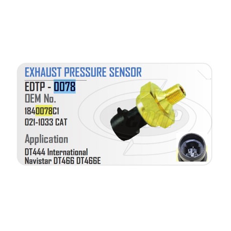 SENSOR PRESION AIRE "MAP" 1/8 NAVISTAR DT 466E,530E (94-03) 1813659C21813658 EDT