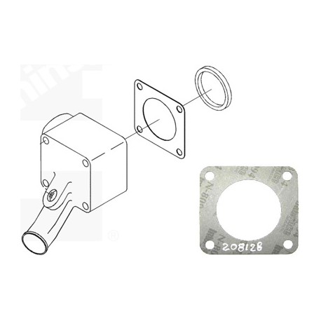 EMP BASE TERMOSTATO CUMMINS 350 S/C Y B/C I,II,III 3818841, 3017729, 131290 NAC
