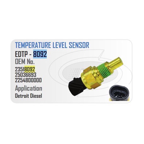 SENSOR TEMP. AGUA S-60 3/8 NPT EDT