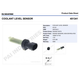 SENSOR NIVEL REFRIGERANTE NAVISTAR T/N 451341 PAI