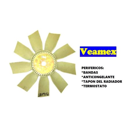 VENTILADOR PLASTICO "R" 28X9X2