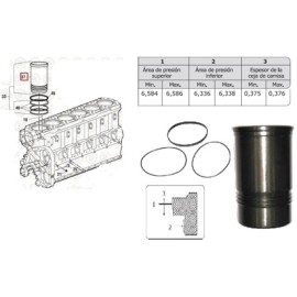 CAMISA S/LIGAS 20/40 SO2203GL020 CUMMINS 315,350,N14 MCBEE