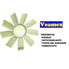 VENTILADOR PLASTICO "R" 30X9X2