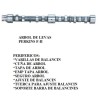 ARBOL LEVAS PERKINS 6.354 F-II ((P-5) PMA