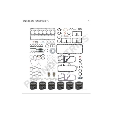 MEDIA REPARACION STD CATERPILLAR 3126 PISTON 238-2729 SIN CAMISAS PAI