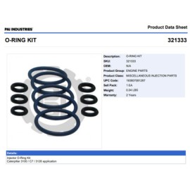 LIGAS INYECTOR JGO. P/6 INY. CAT 3126E C7  321333 PAI