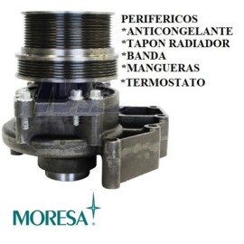 BOMBA DE AGUA MBA419024 SECC. C/BASE CUMMINS ISX 6/12 RAN. MORESA