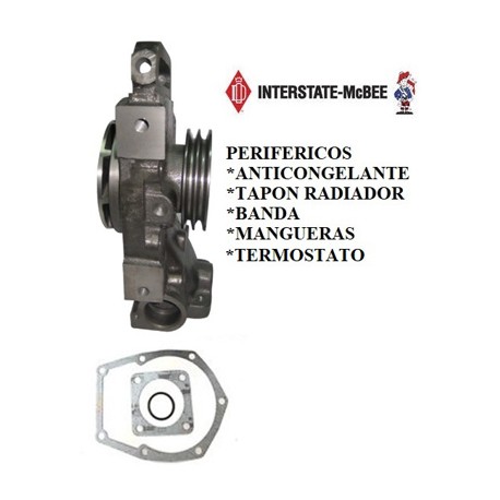 BOMBA DE AGUA M-3801715 CUMMINS 350 SMALL CAM MCBEE