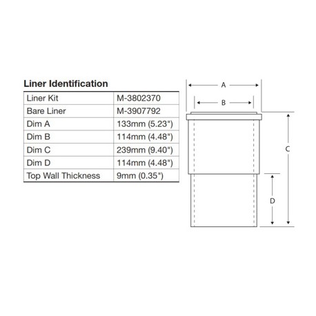 CAMISA C/LIGAS CUMMINS SERIE C 3907792 161632 PAI