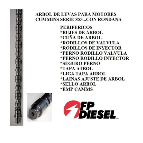 ARBOL LEVAS CUMMINS NTC 444 3608787 3053130 3801952 3087651 3058957