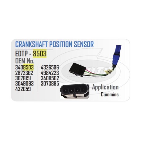 SENSOR POSICION ARBOL/CIG. L10,N14,M11 2872362, 4984223 EDTP