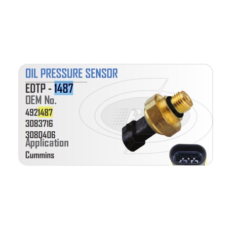 SENSOR PRESION ACEITE ISB, ISC, M11, N14 3080406 UP
