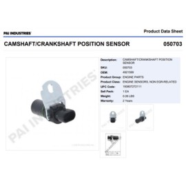 SENSOR POSICION ARBOL/CIG. ISX 050703PAI