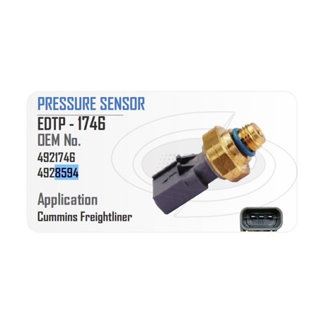 SENSOR PRESION GASES ISM ISX CM870 EDT