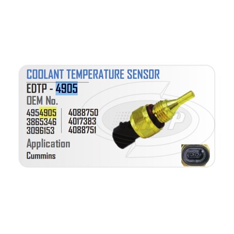SENSOR TEMP. AGUA ISB, ISX 050672 EDT