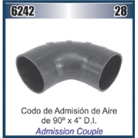 MANGUERA CODO 4" X 90° ADMISION AIRE (HS-72) DAI