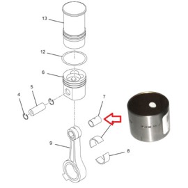 BUJE 451501 BIELA NAVISTAR DT 466 ANT 1993 PAI