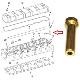 MANGA CAMISA INYECTOR NAVISTAR DT 360,466,530 Y NGD MEC. (86-97) 491950 PAI