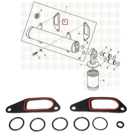 EMP LIGAS KIT ENFRIADOR NAVISTAR DT 360, 466 ANT.1993 REYMAK
