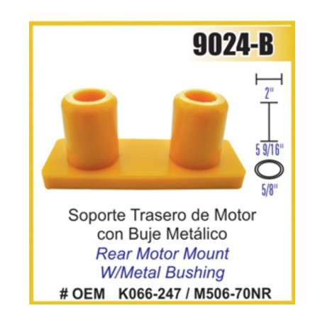 SOPORTE MOTOR TRAS. KW T/BINOCULAR C/BUJE DAI