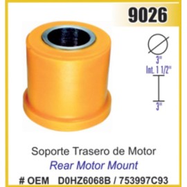 SOPORTE MOTOR TRAS. INTERNATIONAL D-9400  10023 DAI