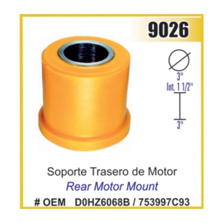 SOPORTE MOTOR TRAS. INTERNATIONAL D-9400  10023 DAI