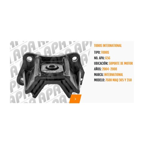 SOPORTE TRAS. NAVISTAR MAXXFORCE I-313 3549169C2
