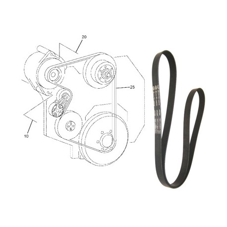 BANDA VENT/ALT NAV. NGD 1819391C2 TOYOPOWER