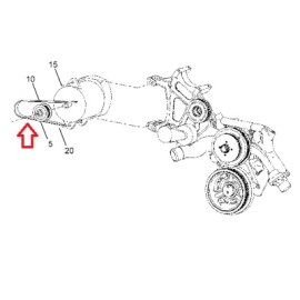 BANDA ALTERNADOR 8PK2108 NAVISTAR 4300-4400 M.BENZ FL60-70-80 TOYOPOWER