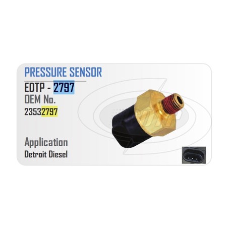 SENSOR PRESION ACEITE DETROIT S-60 23511176 NPT 1/4 UP