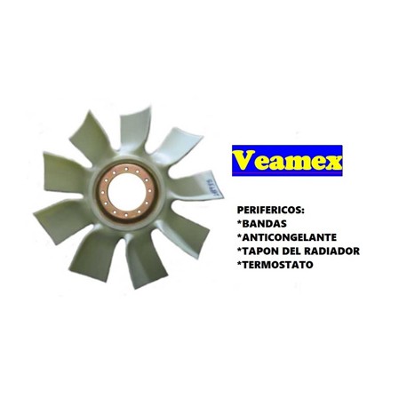 VENTILADOR PLASTICO "R" NAVISTAR EMBUTIDO VEAMEX