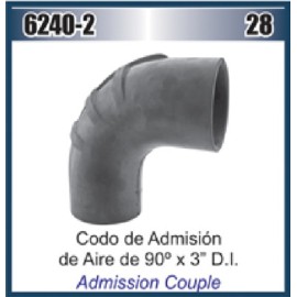 MANGUERA CODO 3" X 90° ADMISION AIRE (HS-52)