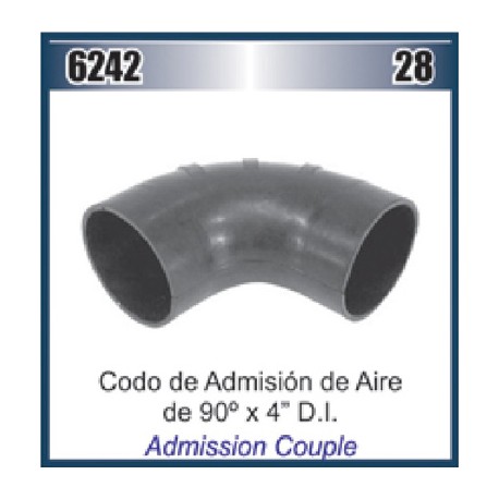 MANGUERA CODO 4" X 90° ADMISION AIRE (HS-72) DAI