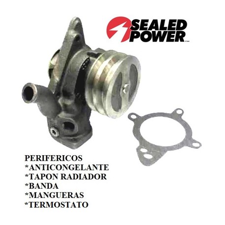 BOMBA DE AGUA RFMP103 CUMMINS V-6 155 Y V-8 210 SEALED POWER