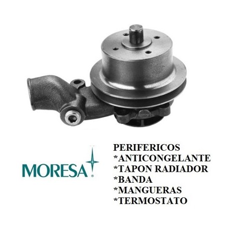 BOMBA DE AGUA MBA44106PV PERKINS 4.236 CON POLEA MORESA