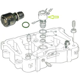 BOBINA FRENO MOTOR 1-P 12 VOLTS 350,N14,L10 M11 Y S-60 JACOBS