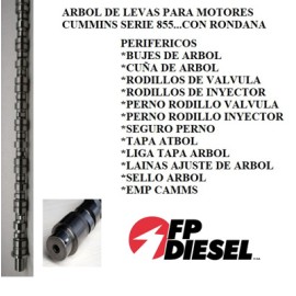 ARBOL LEVAS CUMMINS 315 B/C IV FORMULA 3053525 3801951 ((P-5) FP